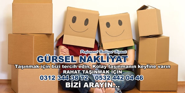 Ankara Evden Eve Nakliyat Gürsel Nakliyat Websitesi Yenilendi.